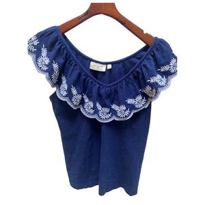 Anthropologie Moulinette Soeur Julieta Ruffled Top - Size M